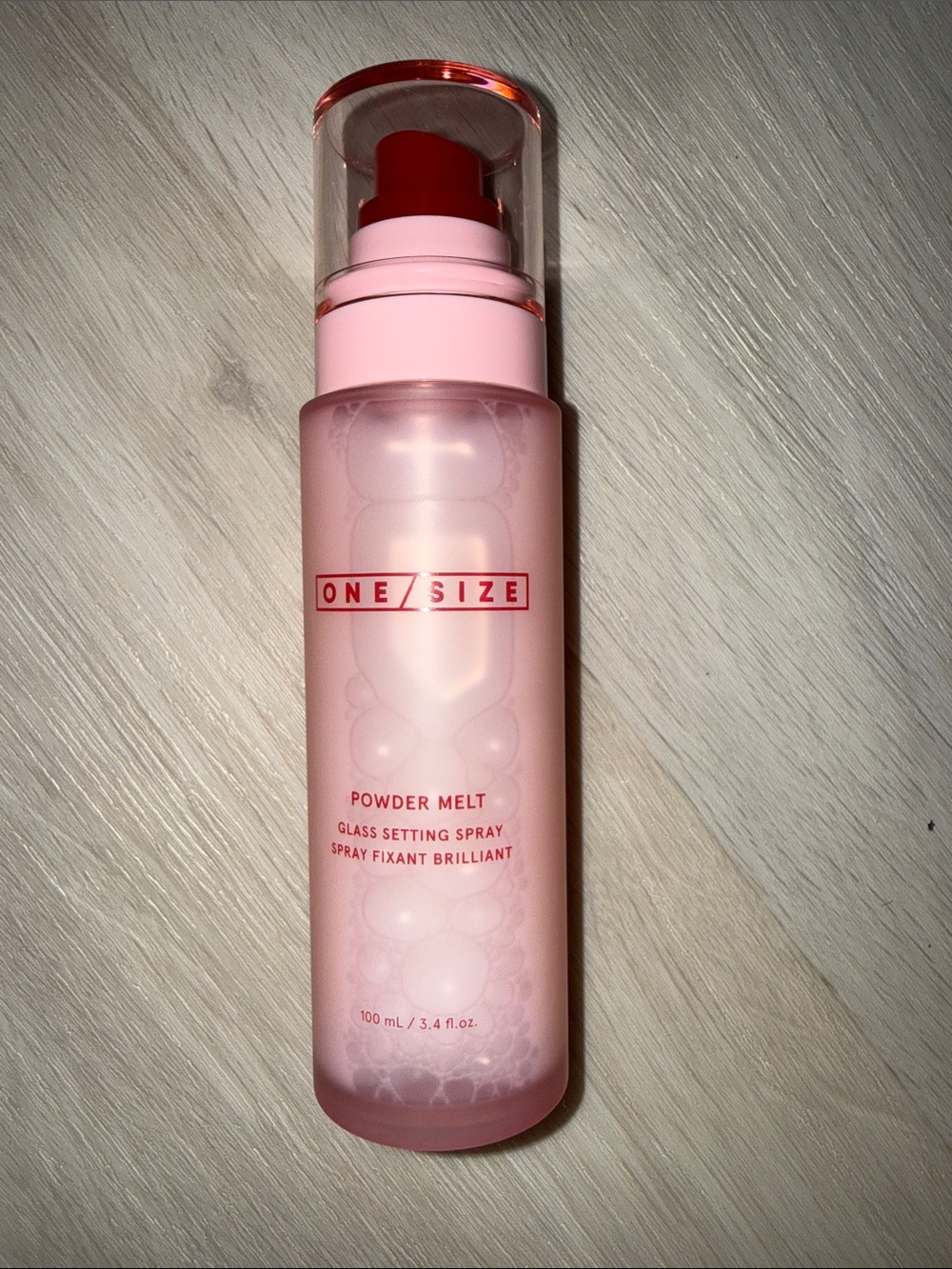 ONE/SIZE Powder Melt Glass Setting Spray